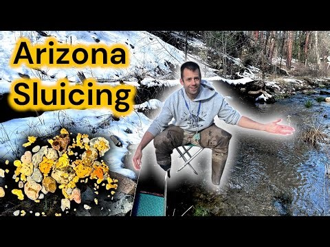 Sluicing For Arizona GOLD.