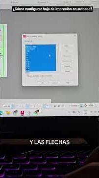¿Cómo modificar hoja de impresión o plot en AutoCAD? 🤔 #AutoCAD #Impresión #Plot #tutorial