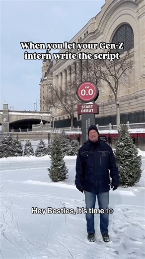 Rideau Canal Skateway | Patinoire du canal Rideau on Instagram: "Hey Besties, it’s time to enter your skating era. We let our Gen-Z intern write the Skateway tour script. Bruce didn’t understand the assignment, but he delivered. Ate. Left no crumbs. ⛸🤍 Head to the iconic Rideau Canal Skateway this winter for maximum aura points this winter. The ice conditions are currently “very good” along the entire 7.8km, and all on-ice amenities are open! See you there."