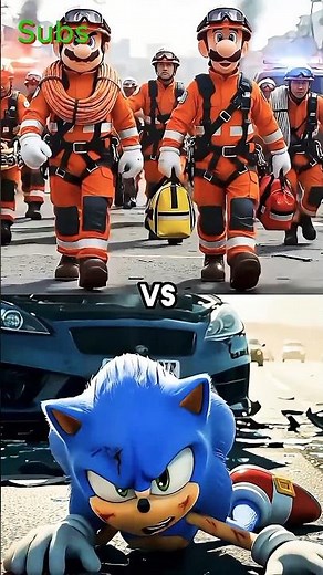 🚨 Rescue Team Mario & Luigi to the Rescue! 🧯🧑‍🚒 Knuckles, Super Sonic, Saving Sonic