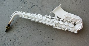 Olaf Diegel reveals first prototype of 3D-printed alto saxophone