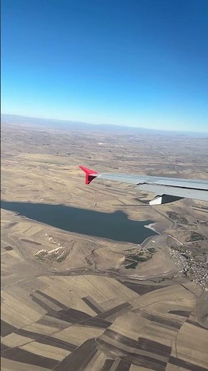 Beautiful View from Plane Window | Aerial Clouds & Sky View | Relaxing Flight Footage