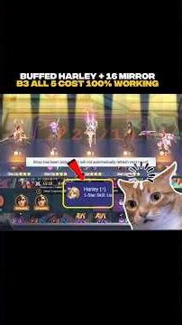 Harley commander buffed + all 5 cost heroes B3. 🗿 #MCreator