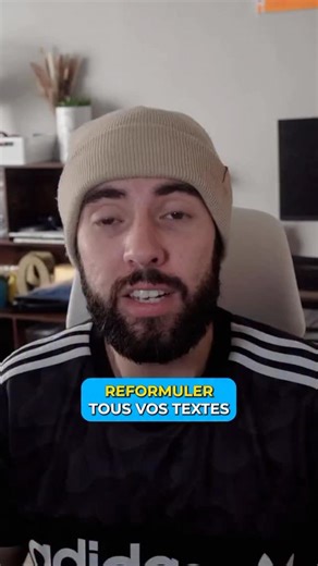 Gabriel Sagnet on Instagram: "C’est le site indispensable à utiliser à l’école ou au travail pour reformuler vos textes et impressionner vos collègues ! 💻 #astuce #pc #site"