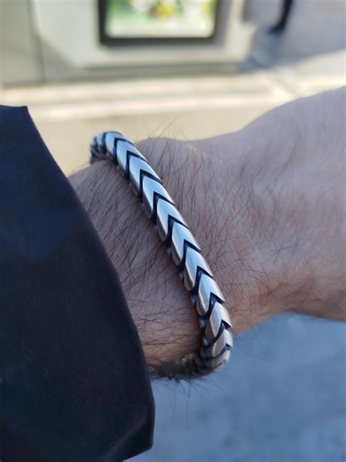 Men Silver Bracelets, Silver Bracelets for Men, Handmade Silver Bracelets, Bracelet Gifts for Men, Bracelet for Gift - Etsy