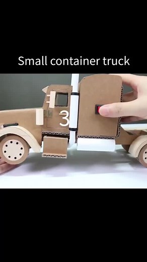 DIY Small Container Truck Model Tutorial