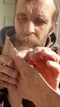 Hand carved no stitched Bifold wallet 2