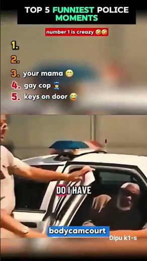 TOP 5 Funniest Police & Traffic Stop Moments 😂 (Cop Fails & Funny Interactions)#trending