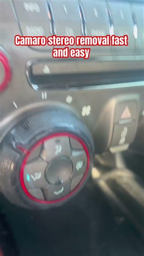 How to remove a stereo of a Camaro #comedy #automobile #chrisfix