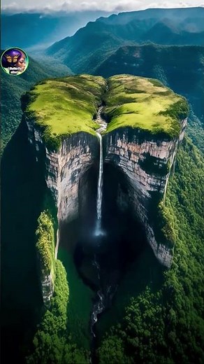 😮🏞️✨ Discovering the World's Tallest Waterfall: Angel Falls! #viral #curiosity