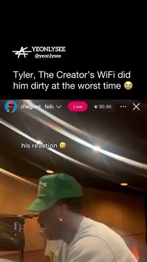 Tyler really went from 96k to 60k viewers💀😭 The stream kept freezing, skipping, and cutting in and o