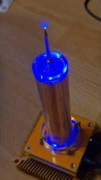 Tesla coil testing music playback