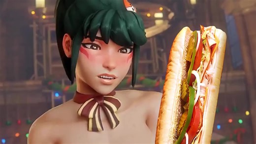 Kiriko's Sloppy Christmas Gift in Overwatch Animation