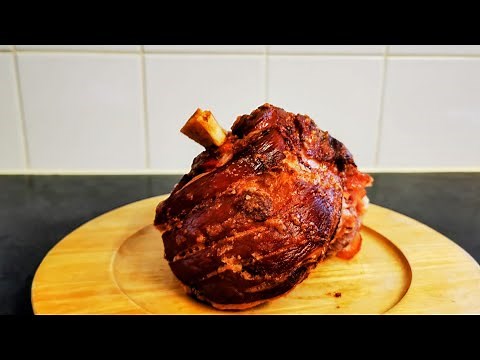 Schweinshaxe. Roasted Ham Hock. A Wet Cured & Roasted Pork Shank. Peasant Food #SRP #hamhock