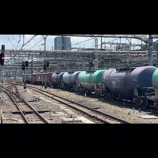 門司のEH500 OM入場送り込み無動付き 8764レ EH200-24号機+EH 500-72号機（ムド）+タキ+コキ貨物列車が大宮駅を通過 2026.7.20 #eh200 #eh500