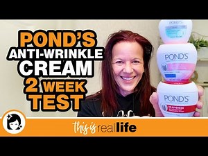 Pond's Anti-wrinkle Cream 2 Week Test - THIS IS REAL LIFE