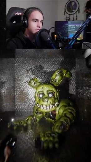 Phantom Puppet walking around the arcade machines #fnaf #fnaf4 #fivenightsatfreddys