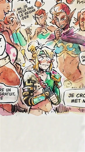 Rencontre Particulière - Comic Dub VF Zelda #comicdub #zelda #fandub #botw #link #desert #gerudo