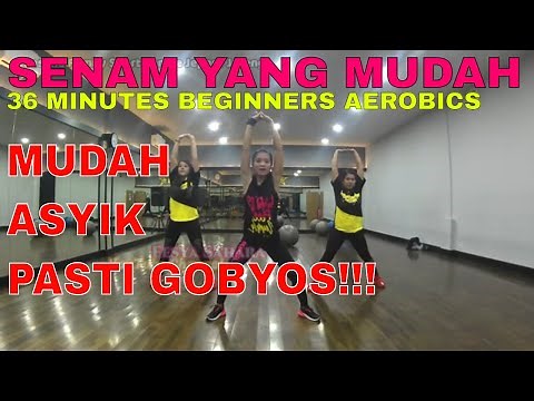 Easy exercise for full Aerobics beginners in only 36 minutes