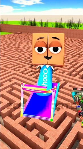 Evolution of Sprunki OC Black & Claire Thanos Casi Phases in Gmod Big Maze #shorts #sprunki #oc