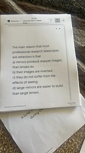 56/60FlashcardsAstronomy Test 1-Chapter1035i2nxThe main ... | Filo