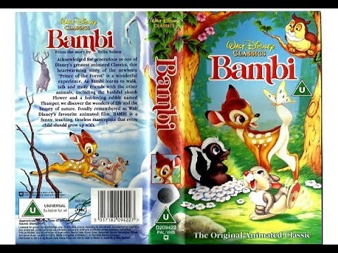 Bambi UK VHS opening (1994)