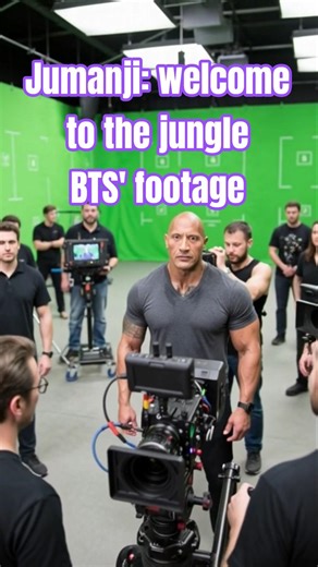 Dwayne Johnson on Green Screen?! Jumanji BTS Shocks Fans#JumanjiBTS #DwayneJohnson #TheRock