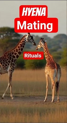 How Giraffes Choose a Mate / Giraffe Mating Ritual
