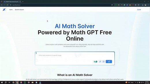 how to use math solver ai tool
