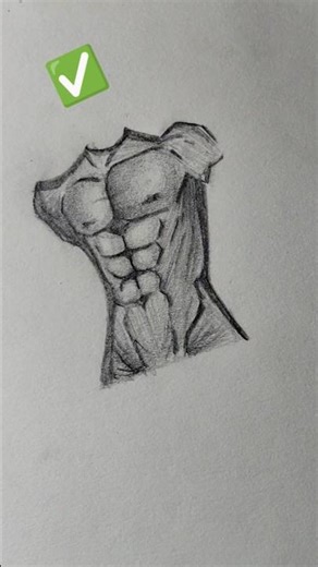 How to draw abs (male) Tutorial #howtodraw #tutorial #drawing #sketch #abs #art #quickdrawing