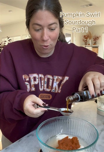Pumpkin Brown Sugar Cinnamon Sourdough Tutorial Part 1