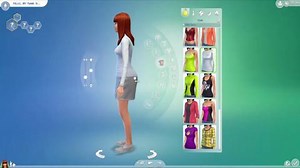 The Sims 4 character creator preview