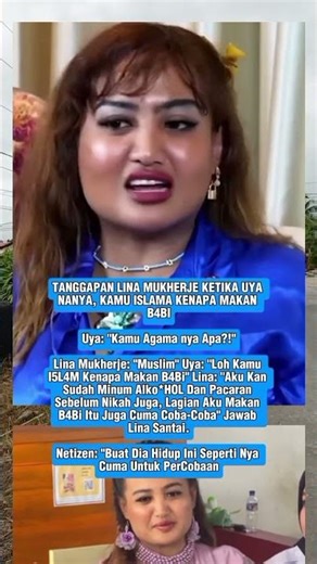 Reaksi Uya Kuya Dengar Alasan Lina Mukherjee! #trending #uyakuya #artist #viral #fyp