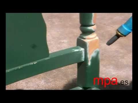 Restauración muebles - Arenadora portátil- www.mpa.es