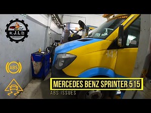 Mercedes Benz Sprinter Testigo ABS y ESP encendido / ABS and ESP warning light on