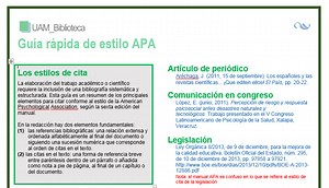 Guia Para Elaborar Citas Bibliograficas En Formato Apa