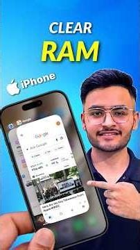 Day 136/365 How to Clear Ram in iPhone🔥 | how to free ram on iPhone #shorts #apple #iphone
