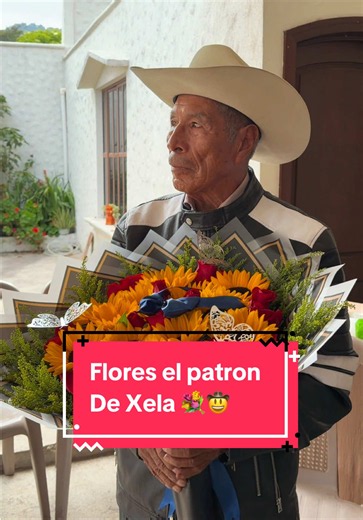 El Patrón de Xela: entrega de flores en San Juan Ostuncalco