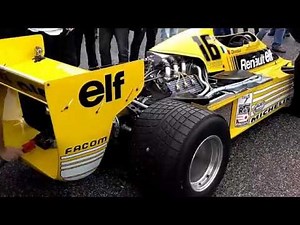 Renault F1 RS01 1977 V6 Turbocharged engine - Start up sound