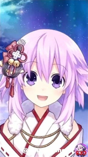 Shrine Maiden of the Morning Sun #Neptune #Hyperdimension #Neptunia #NewYear #HappyNewYear #Shorts