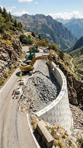 Building a Mountain Road That Defies Gravity | Incredible Engineering Project