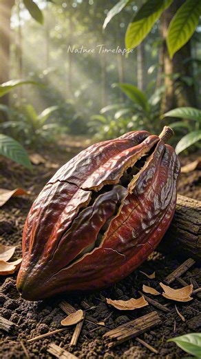 Watch a Cocoa Pod Grow into a Tree! 🌳 | 8K #shorts #nature #timelapse