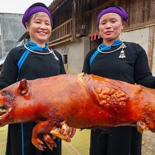 Rare Village Cooking of Vietnam's Tay Tribe! 🇻🇳 😳 | Best Ever Food Review Show