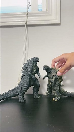 S.H. MonsterArts Godzilla 2014 Figure size comparison #godzilla #shma # #kaiju
