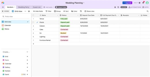 Wedding planning software for brides | Honestweddingadvice.com