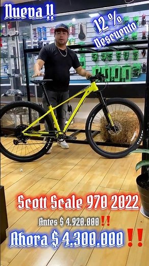 Nueva !! Scott Scale 970 2022 Bicicleta 2024/2025 Ganadora