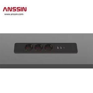 [Hot Item] Recessed Table Socket with USB-C for Smart Office Solutions