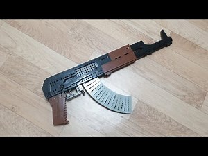 Lego Full-Auto AK47 [Blowback Rubber Band Gun]
