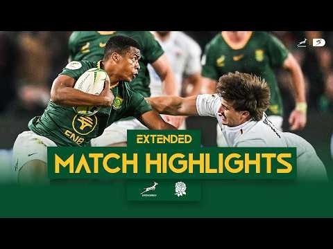 Springboks v England at Ellis Park | Extended Highlights | 4 July 2026