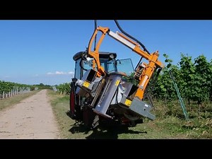 Binger Seilzug Entlauber (Leaf remover) im Einsatz bei Rolf Hilsendegen (Paulushof)